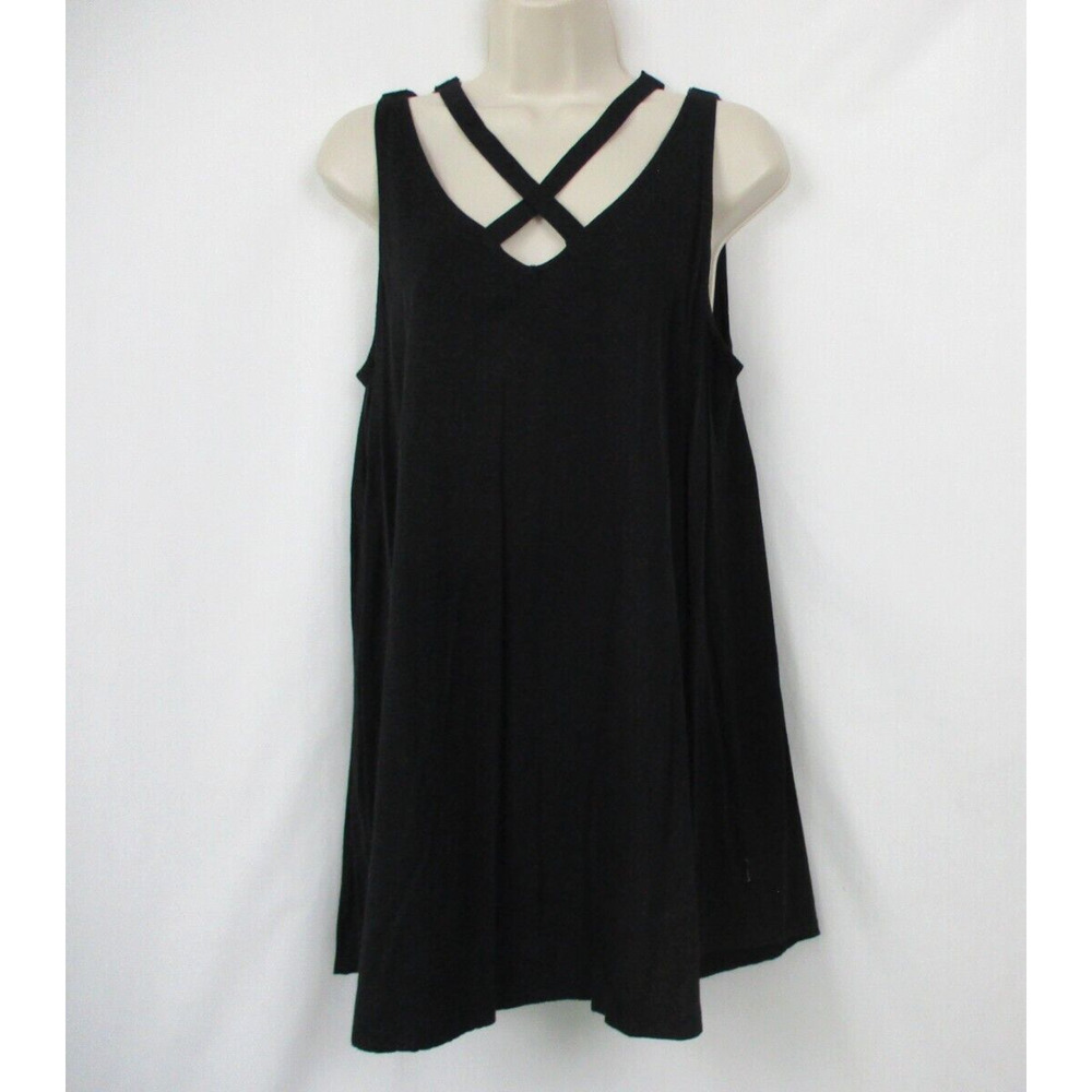 RVCA Visions Dress or Tunic Top Womens Medium Mini Short Strappy WED06VIS
